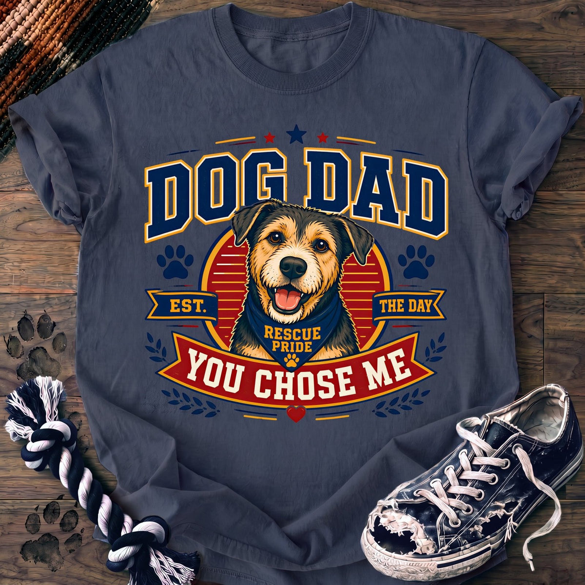 Dog Dad You Chose Me - Mixed Breed - PAWSSION CLUB