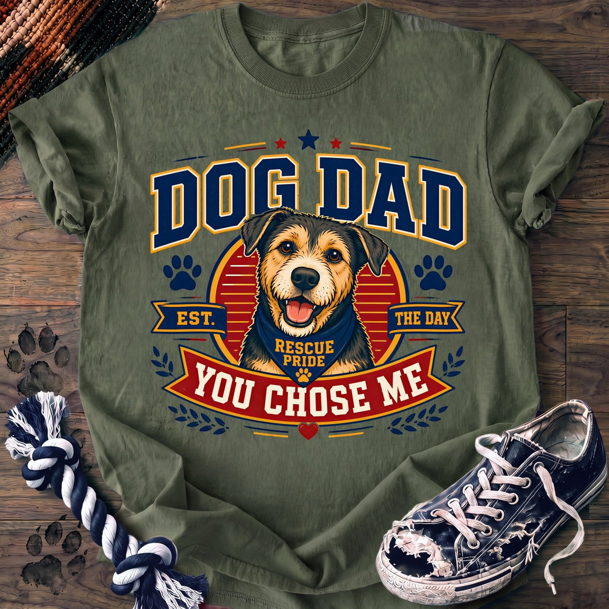 Dog Dad You Chose Me - Mixed Breed - PAWSSION CLUB