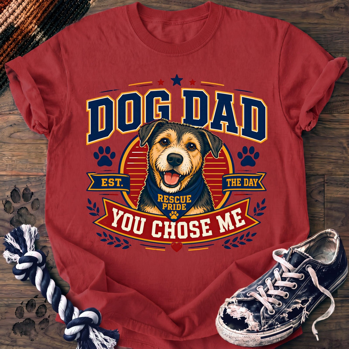 Dog Dad You Chose Me - Mixed Breed - PAWSSION CLUB