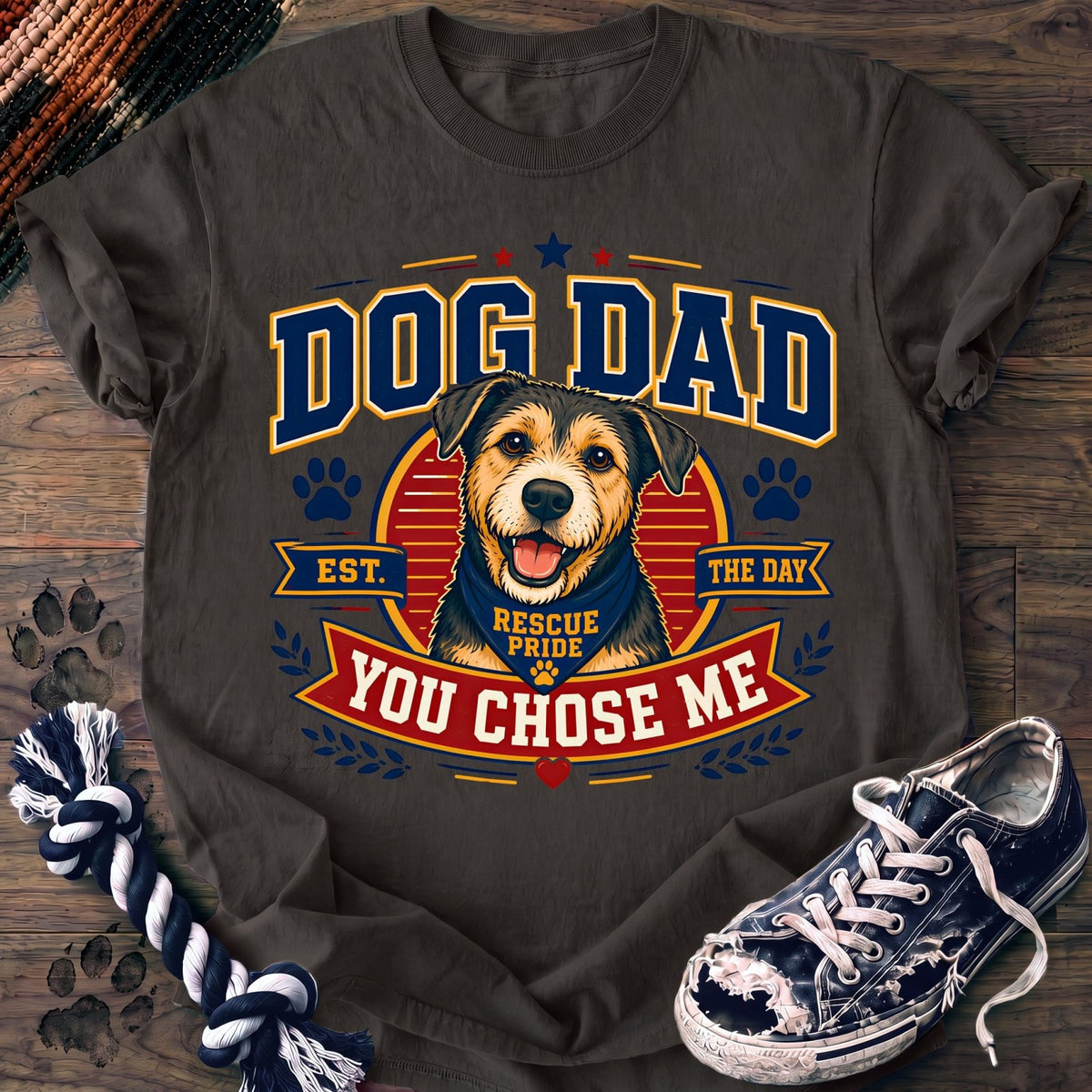 Dog Dad You Chose Me - Mixed Breed - PAWSSION CLUB