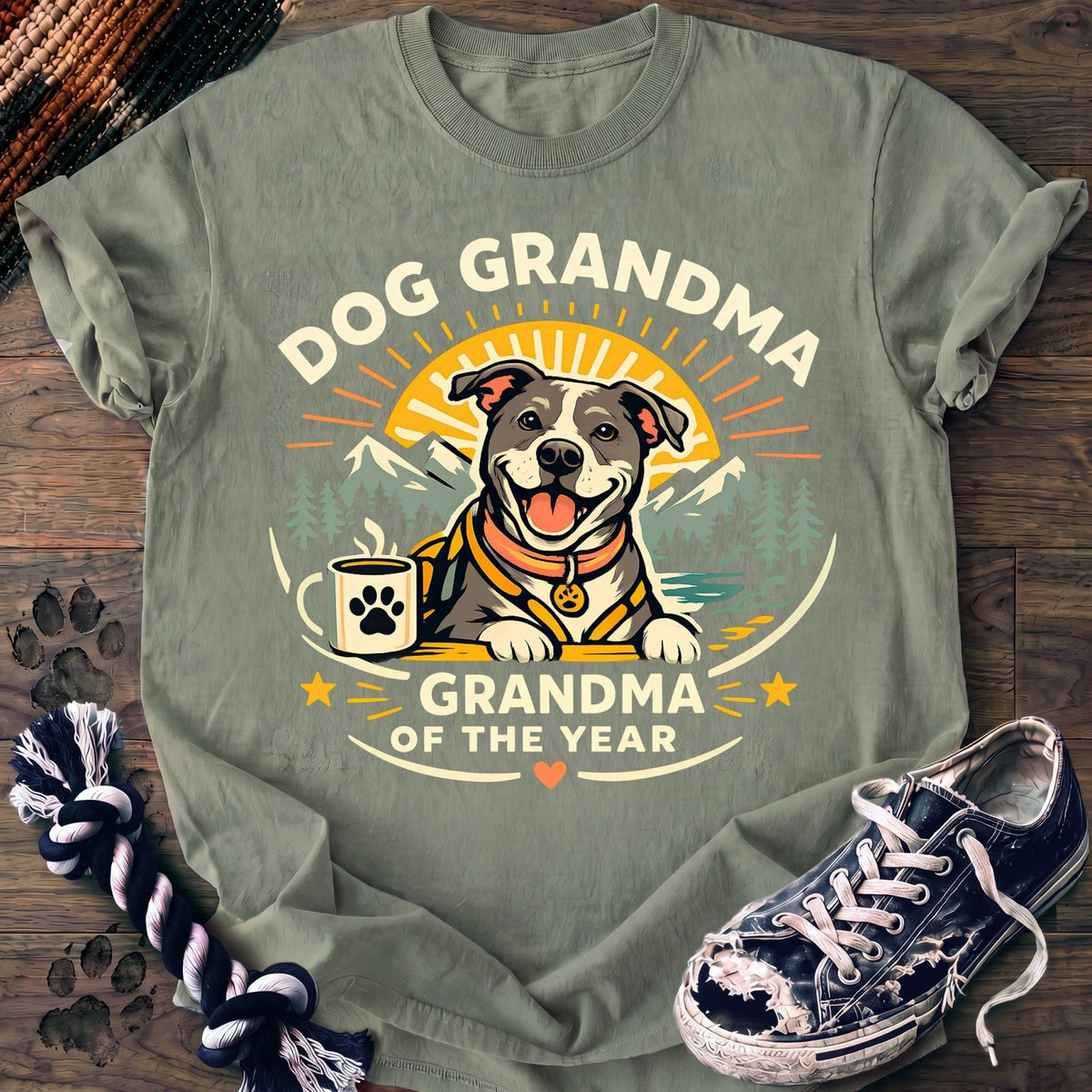 Dog Grandma Grandma Of The Year - Pitbull - PAWSSION CLUB