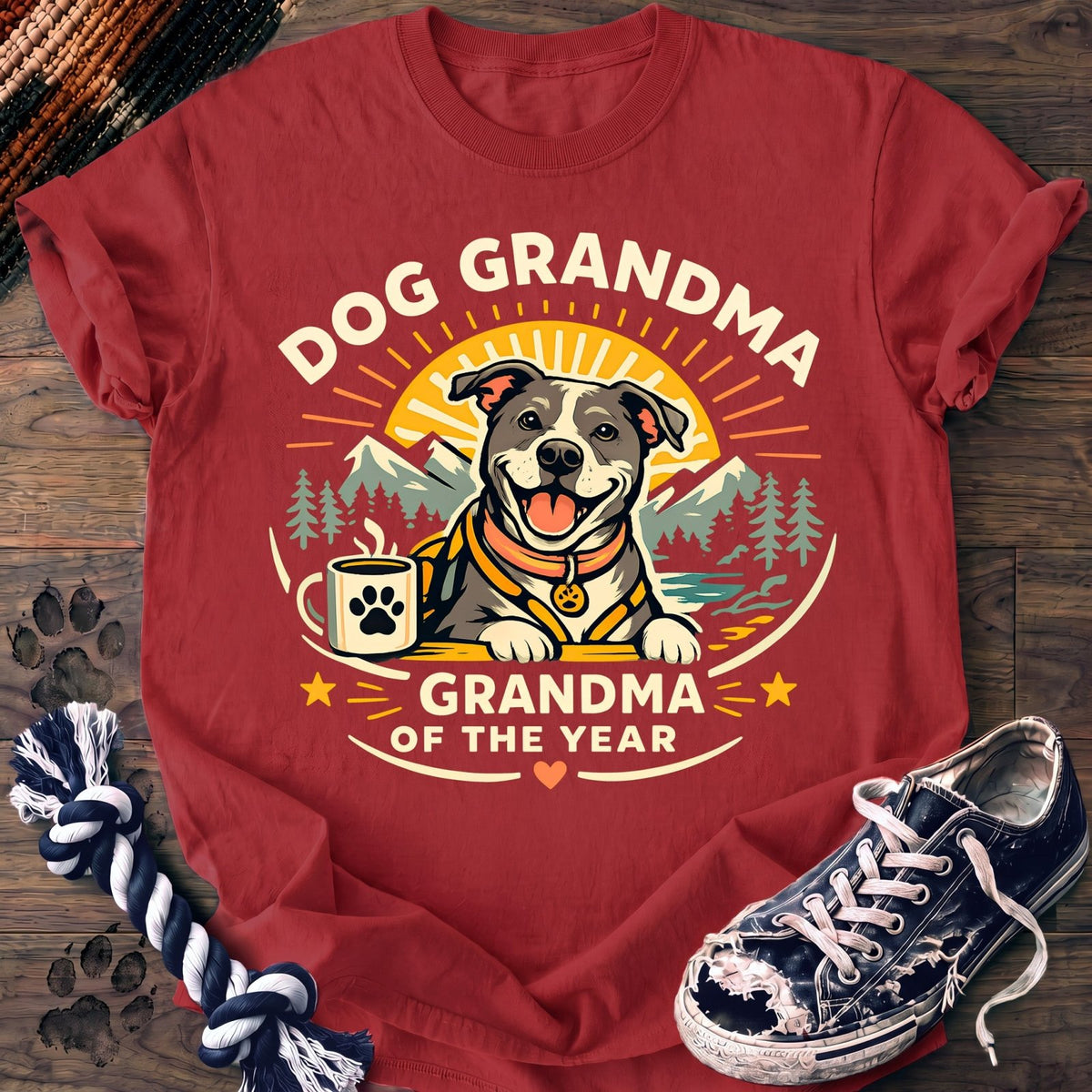 Dog Grandma Grandma Of The Year - Pitbull - PAWSSION CLUB
