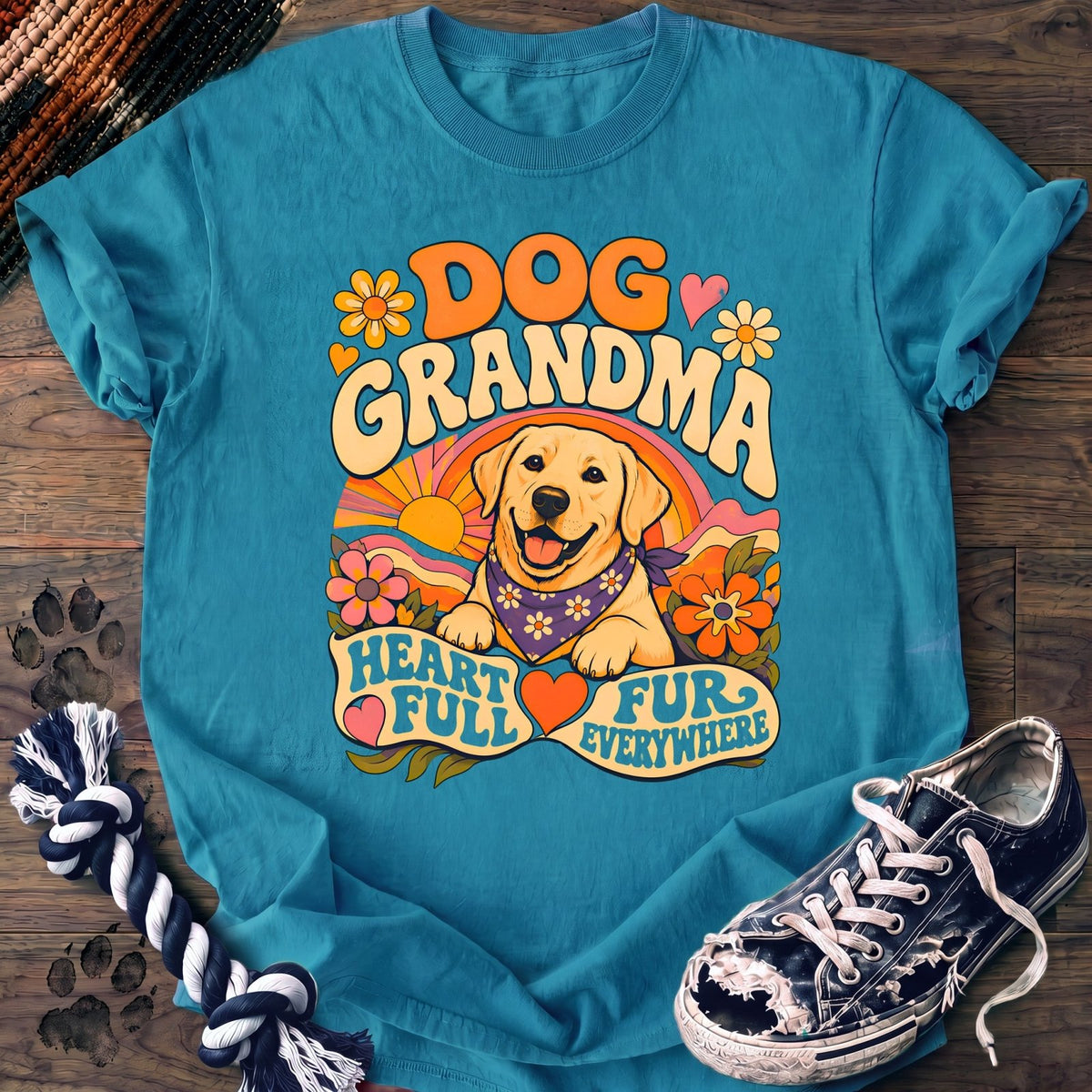 Dog Grandma Heart Full Fur Everywhere - Labrador Retriever - PAWSSION CLUB