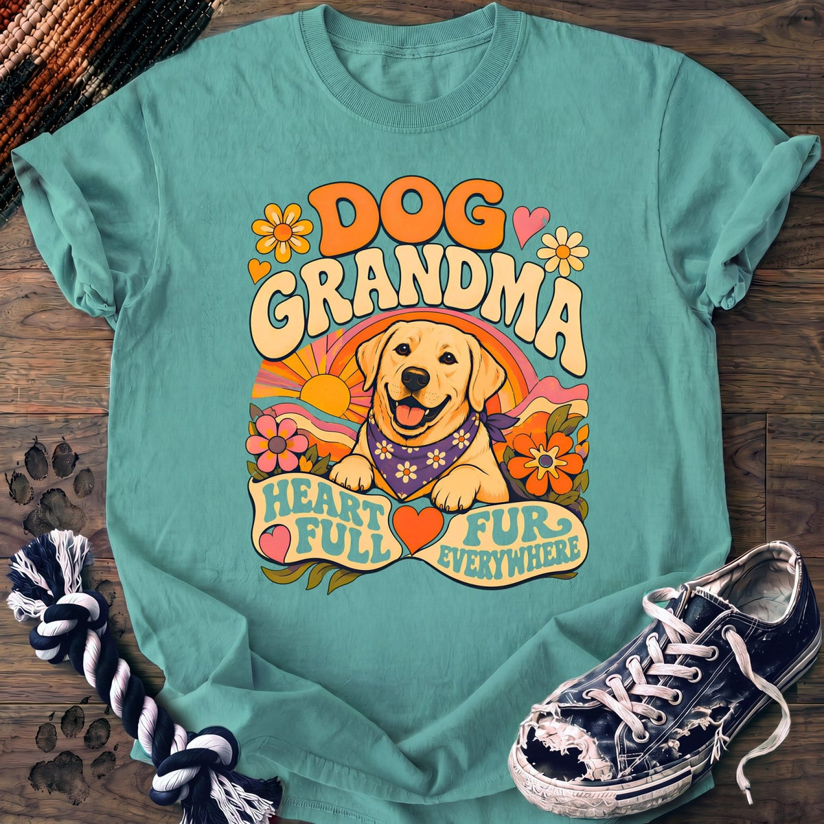 Dog Grandma Heart Full Fur Everywhere - Labrador Retriever - PAWSSION CLUB