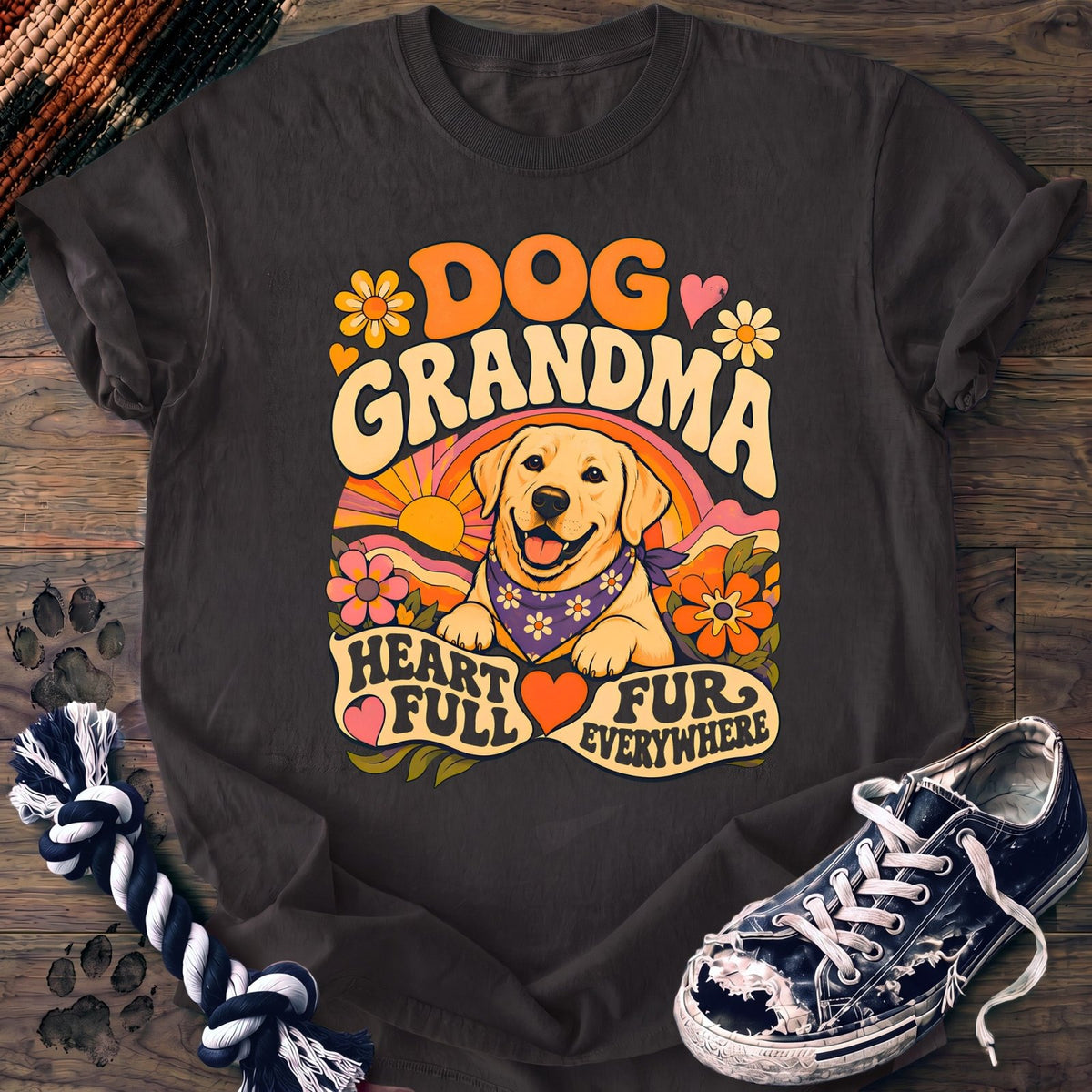 Dog Grandma Heart Full Fur Everywhere - Labrador Retriever - PAWSSION CLUB