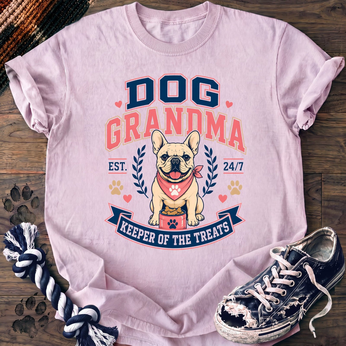 Dog Grandma Keeper Of The Treats - French Bulldog - PAWSSION CLUB