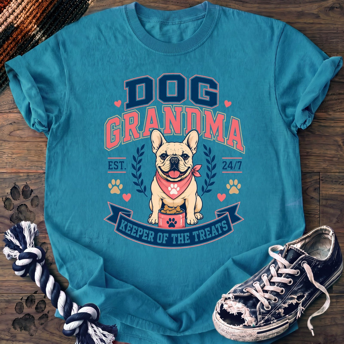 Dog Grandma Keeper Of The Treats - French Bulldog - PAWSSION CLUB