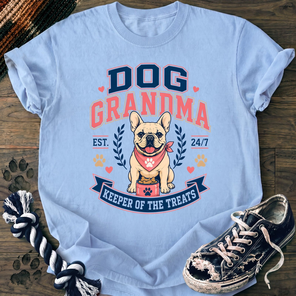 Dog Grandma Keeper Of The Treats - French Bulldog - PAWSSION CLUB