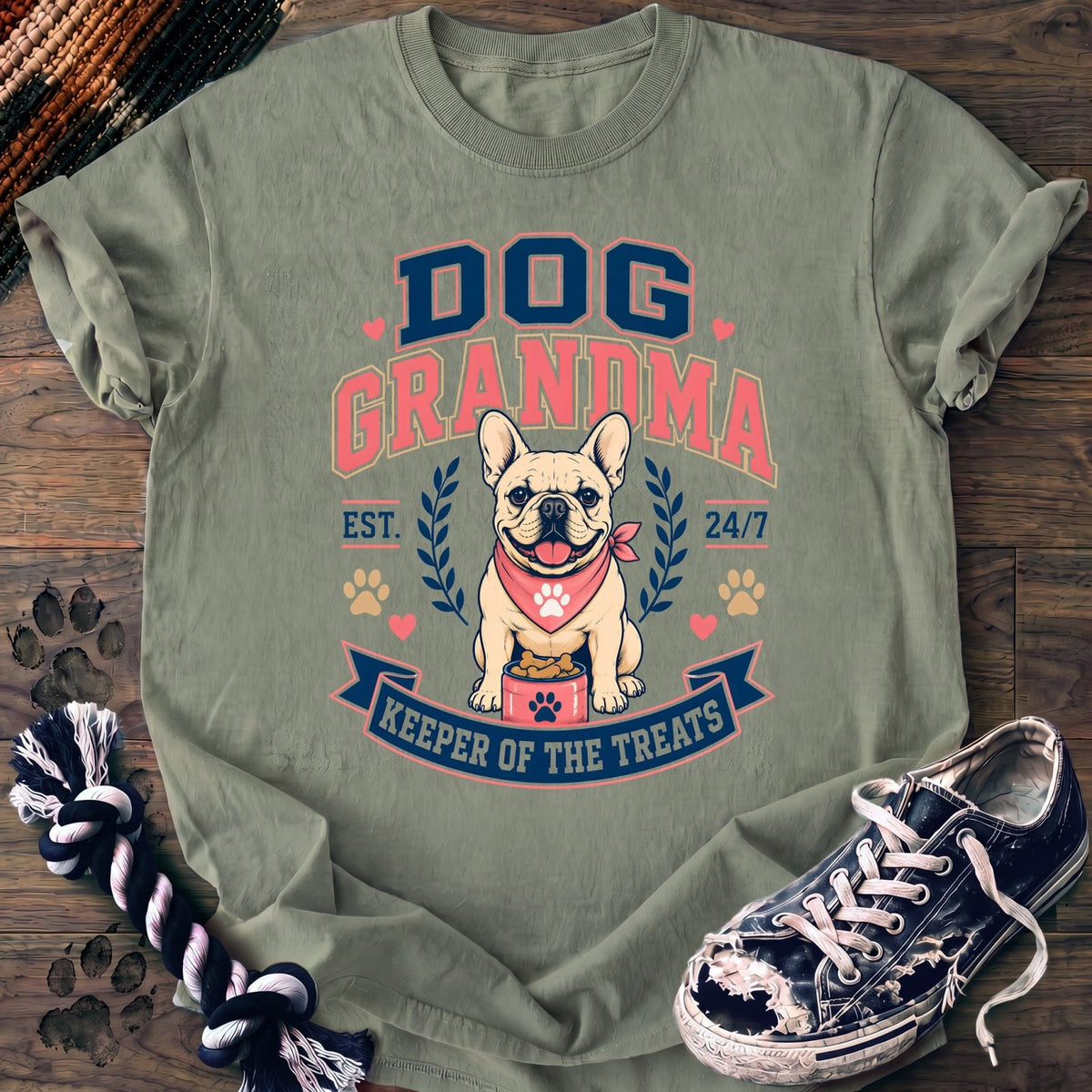 Dog Grandma Keeper Of The Treats - French Bulldog - PAWSSION CLUB