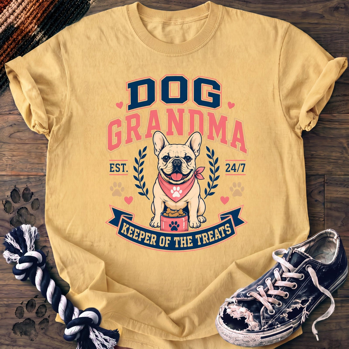 Dog Grandma Keeper Of The Treats - French Bulldog - PAWSSION CLUB
