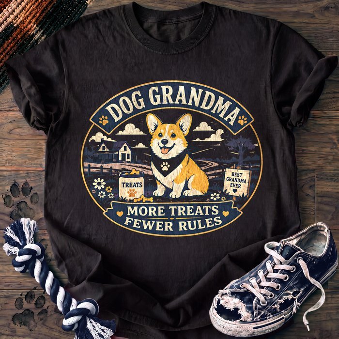 Dog Grandma More Treats Fewer Rules - Corgi - PAWSSION CLUB