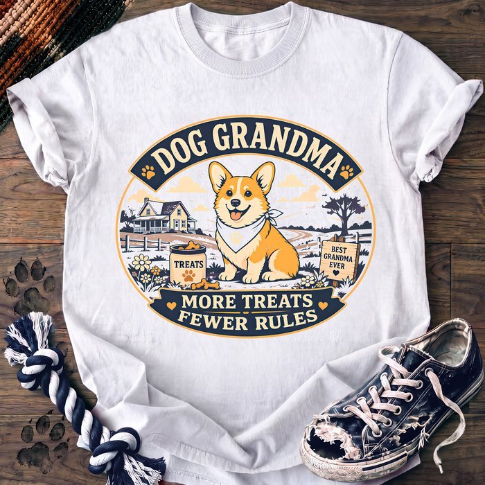 Dog Grandma More Treats Fewer Rules - Corgi - PAWSSION CLUB