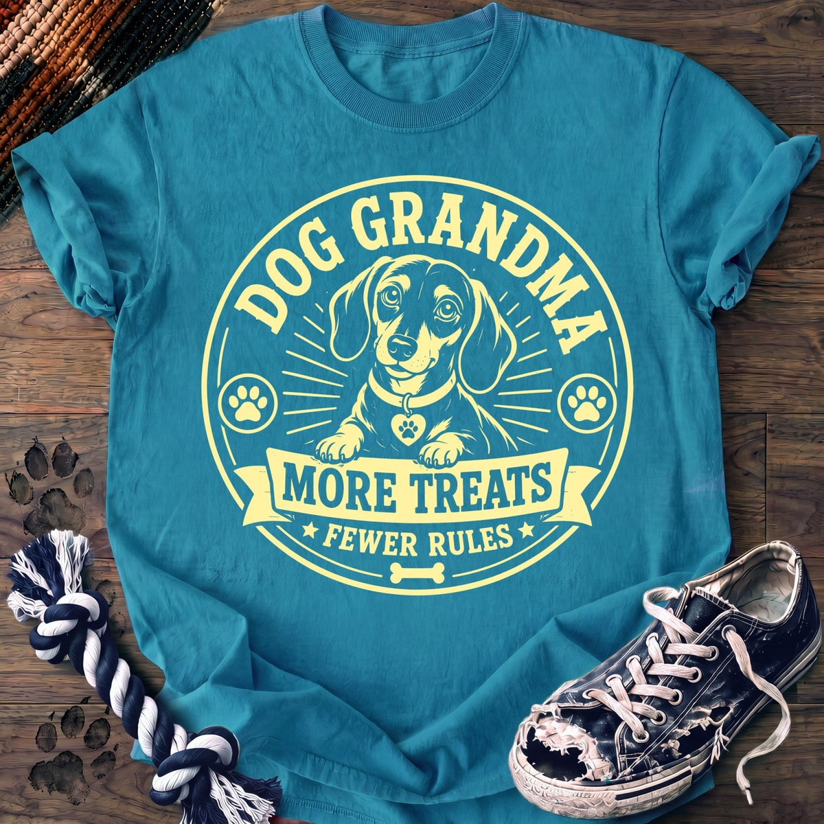 Dog Grandma More Treats Fewer Rules - Dachshund - PAWSSION CLUB