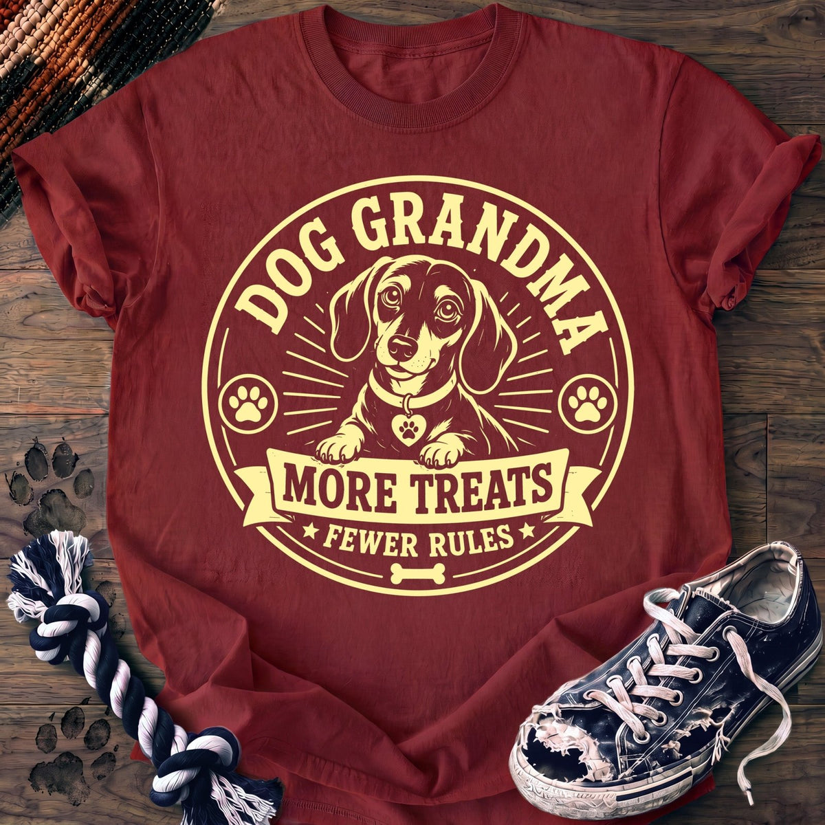Dog Grandma More Treats Fewer Rules - Dachshund - PAWSSION CLUB