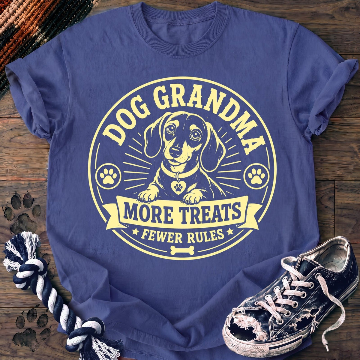 Dog Grandma More Treats Fewer Rules - Dachshund - PAWSSION CLUB
