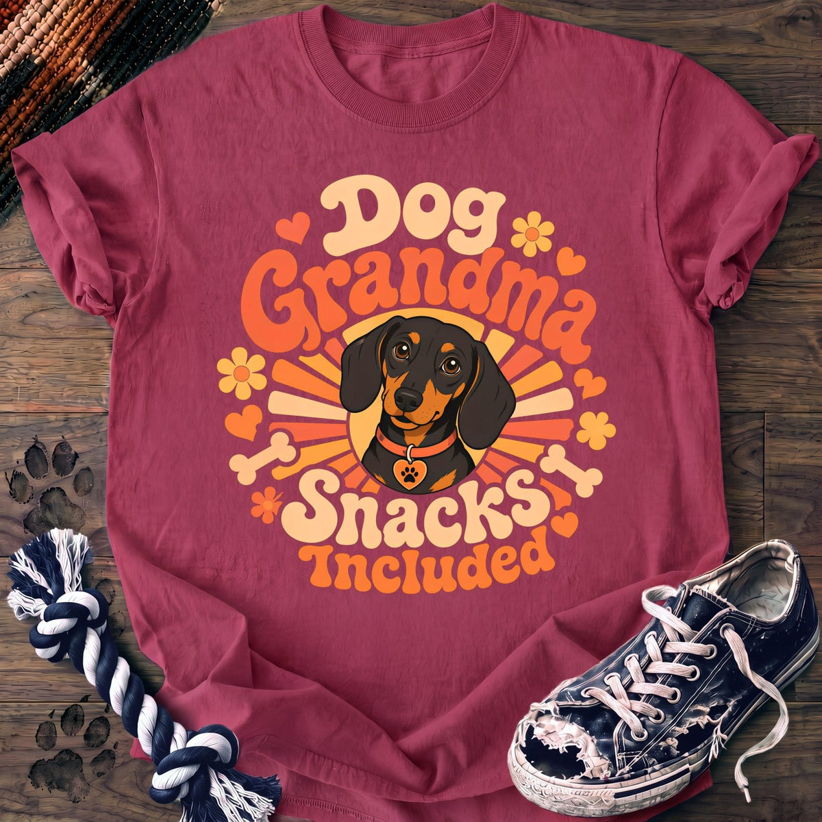Dog Grandma Snacks Included - Dachshund - PAWSSION CLUB