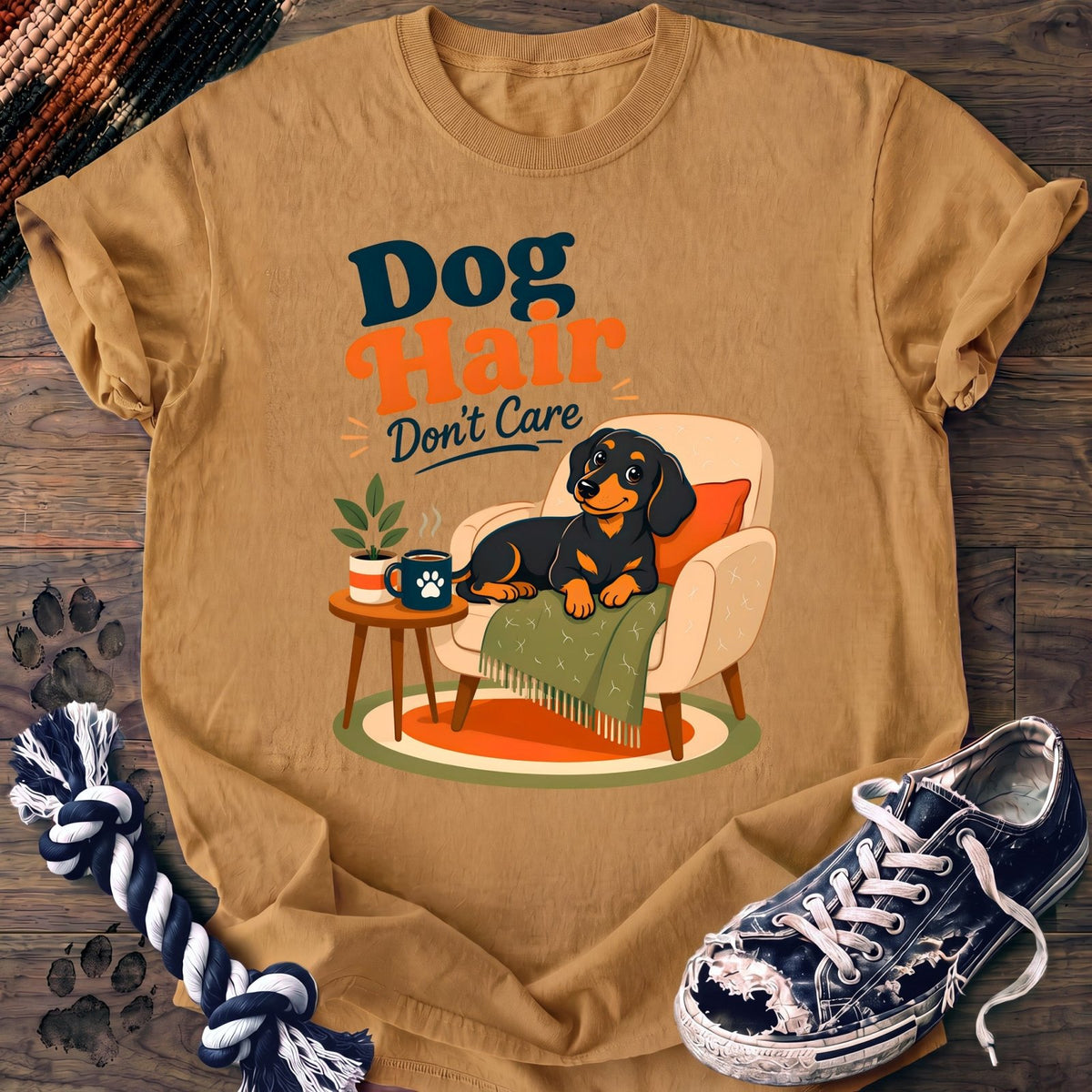 Dog Hair Dont Care - Dachshund - PAWSSION CLUB