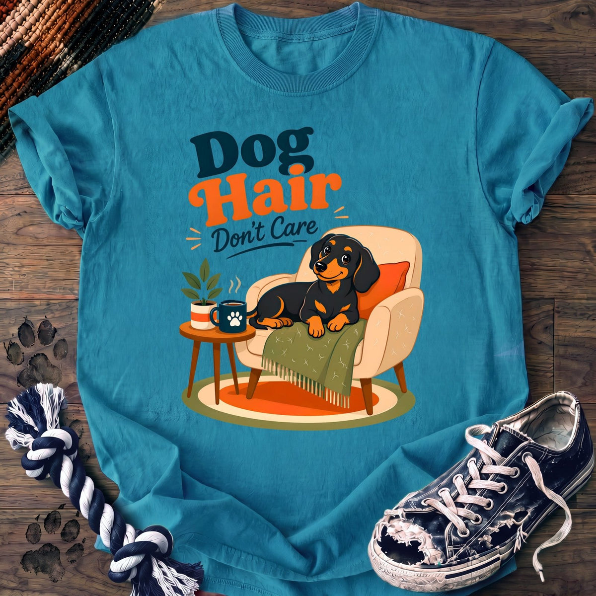 Dog Hair Dont Care - Dachshund - PAWSSION CLUB