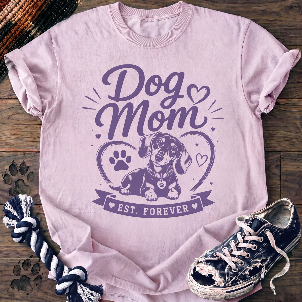 Dog Mom Est Forever - Dachshund - PAWSSION CLUB