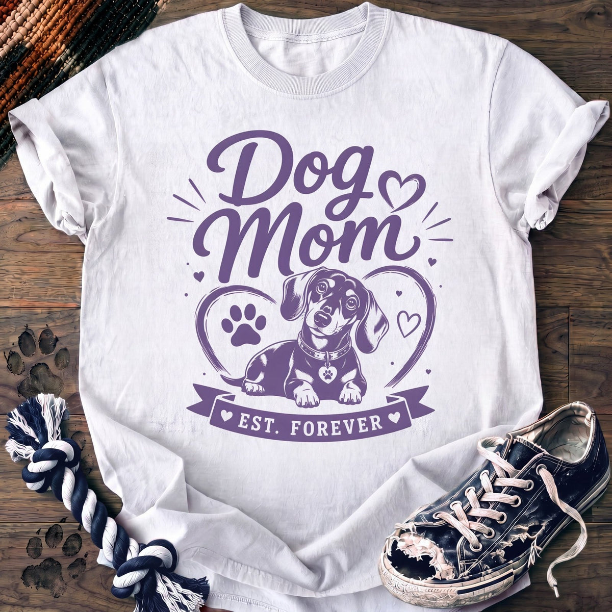 Dog Mom Est Forever - Dachshund - PAWSSION CLUB