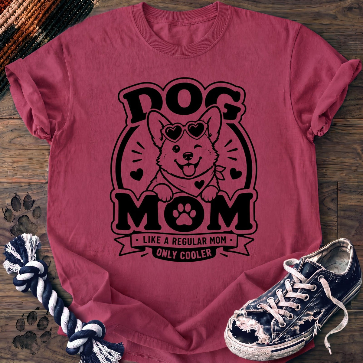 Dog Mom Like A Regular Mom Only Cooler - Corgi - PAWSSION CLUB
