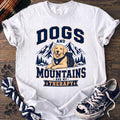 Dogs And Mountains Are My Therapy - Golden Retriever - PAWSSION CLUB