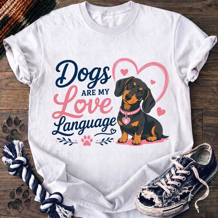 Dogs Are My Love Language - Dachshund - PAWSSION CLUB