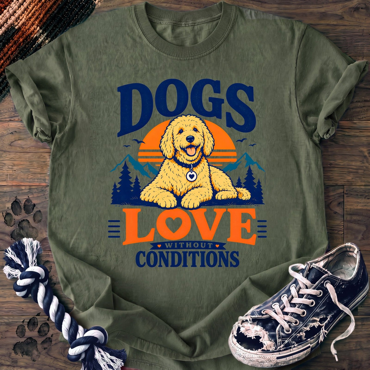 Dogs Love Without Conditions - Goldendoodle - PAWSSION CLUB