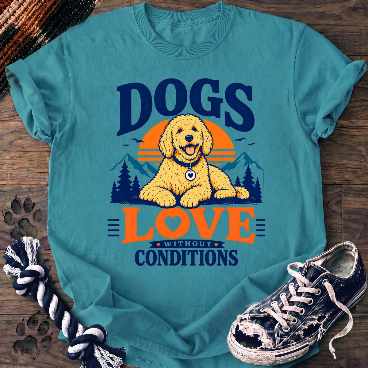 Dogs Love Without Conditions - Goldendoodle - PAWSSION CLUB