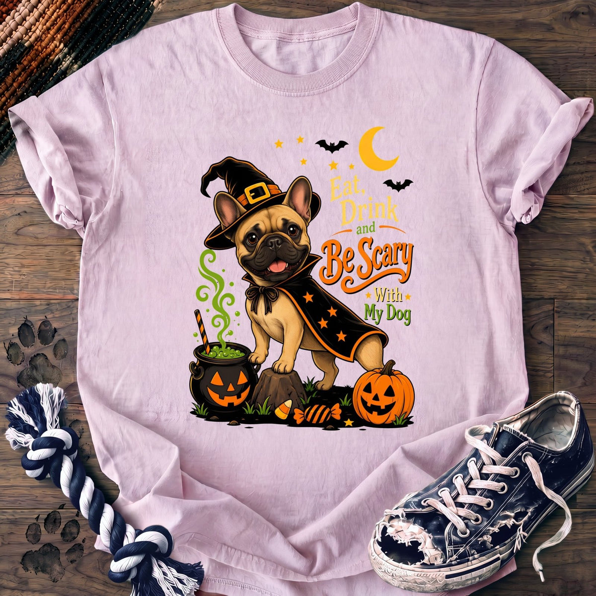 Eat Drink And Be Scary With My Dog - French Bulldog - PAWSSION CLUB