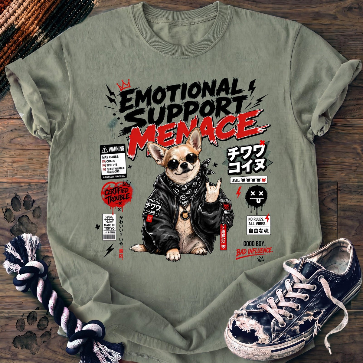 Emotional Support Menace - Chihuahua - PAWSSION CLUB