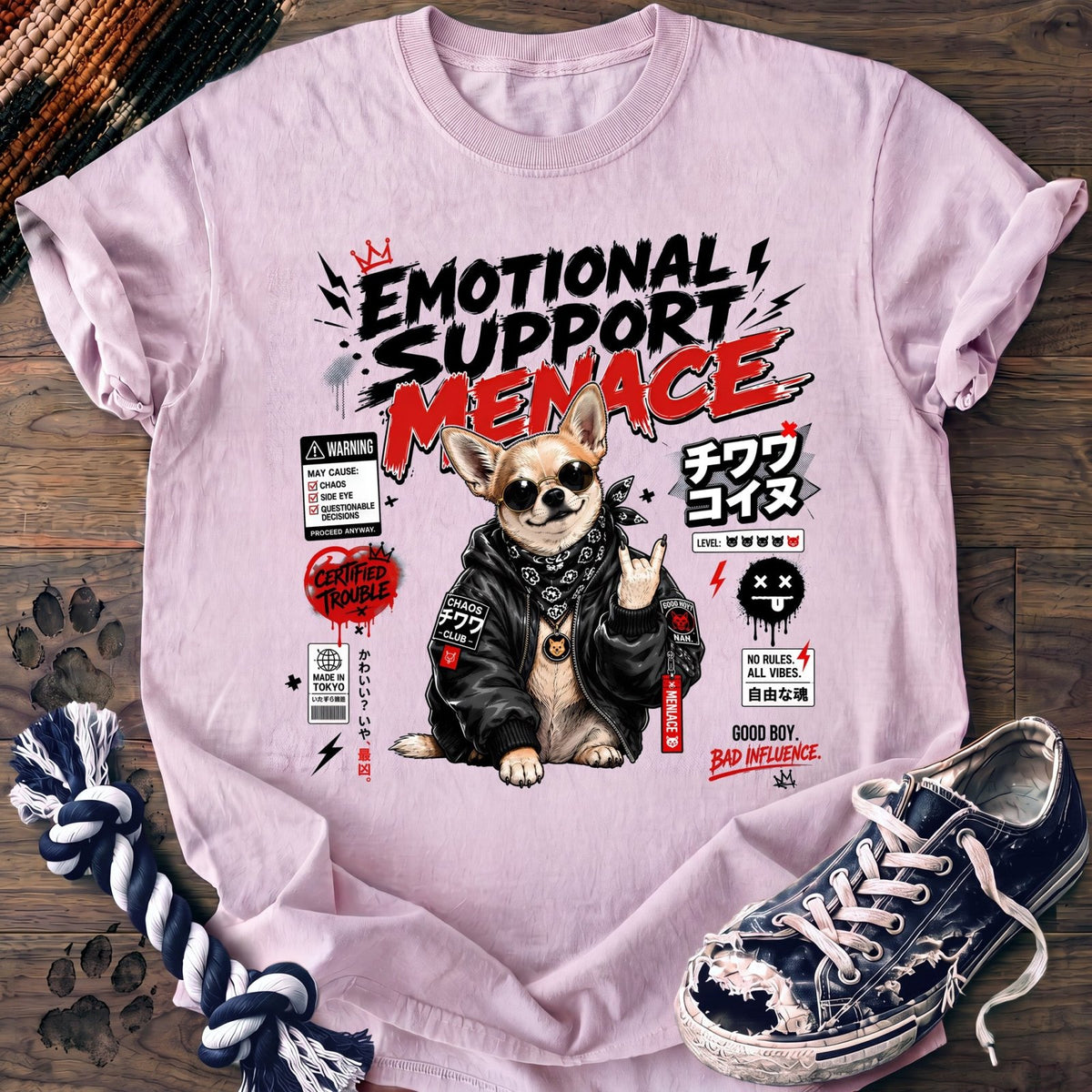 Emotional Support Menace - Chihuahua - PAWSSION CLUB