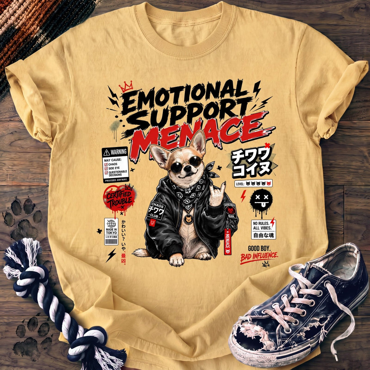 Emotional Support Menace - Chihuahua - PAWSSION CLUB