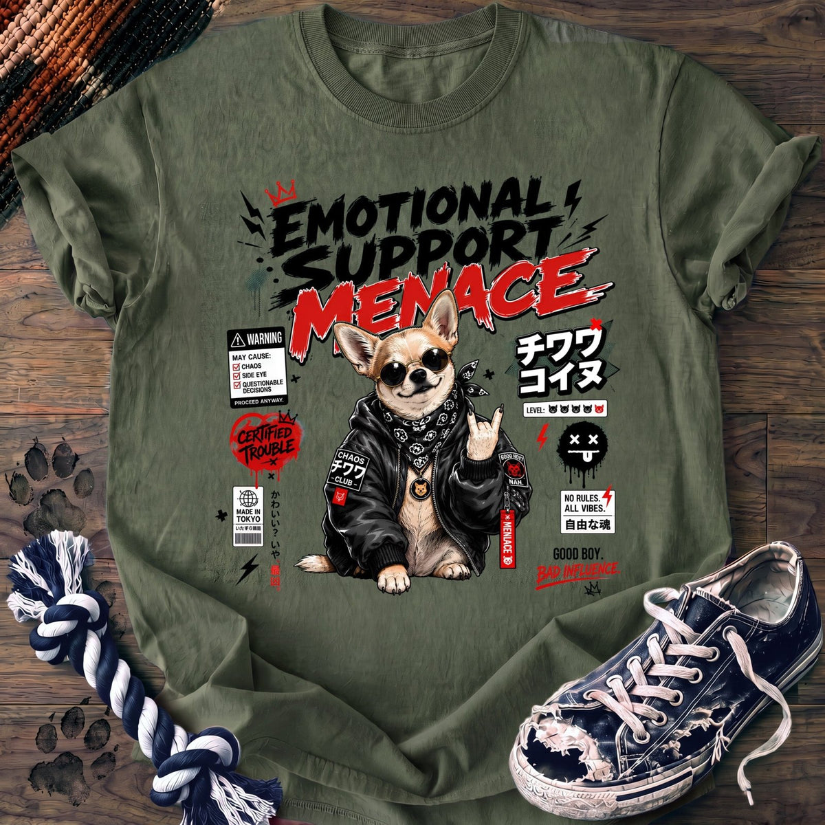 Emotional Support Menace - Chihuahua - PAWSSION CLUB