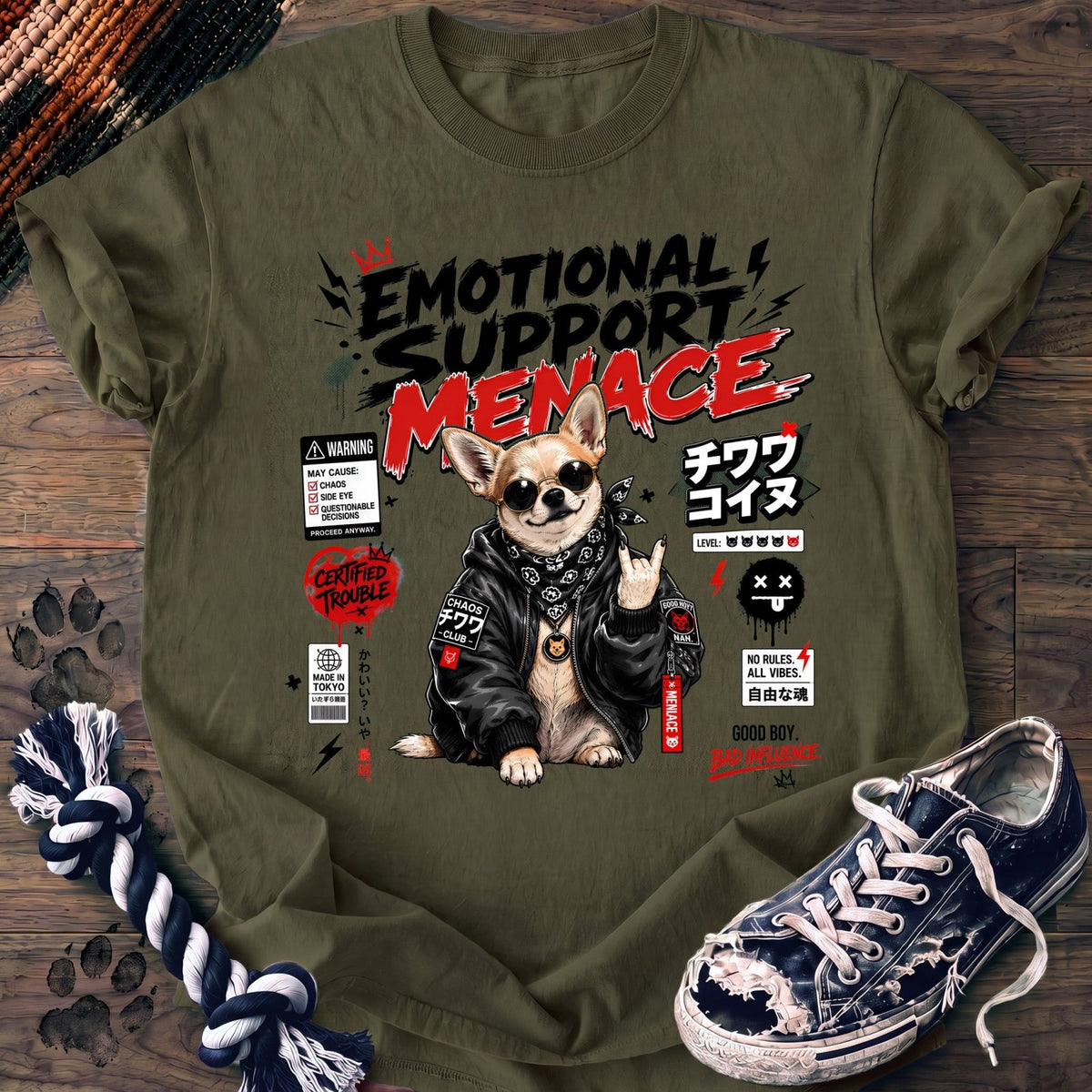Emotional Support Menace - Chihuahua - PAWSSION CLUB