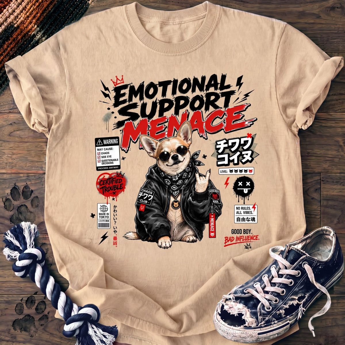 Emotional Support Menace - Chihuahua - PAWSSION CLUB