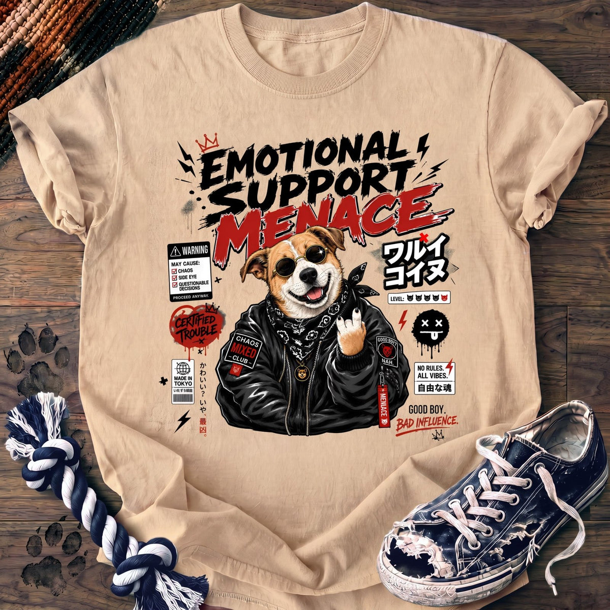 Emotional Support Menace - Mixed Breed - PAWSSION CLUB