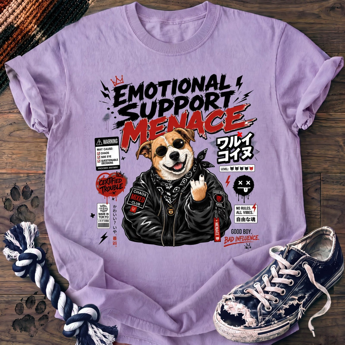 Emotional Support Menace - Mixed Breed - PAWSSION CLUB