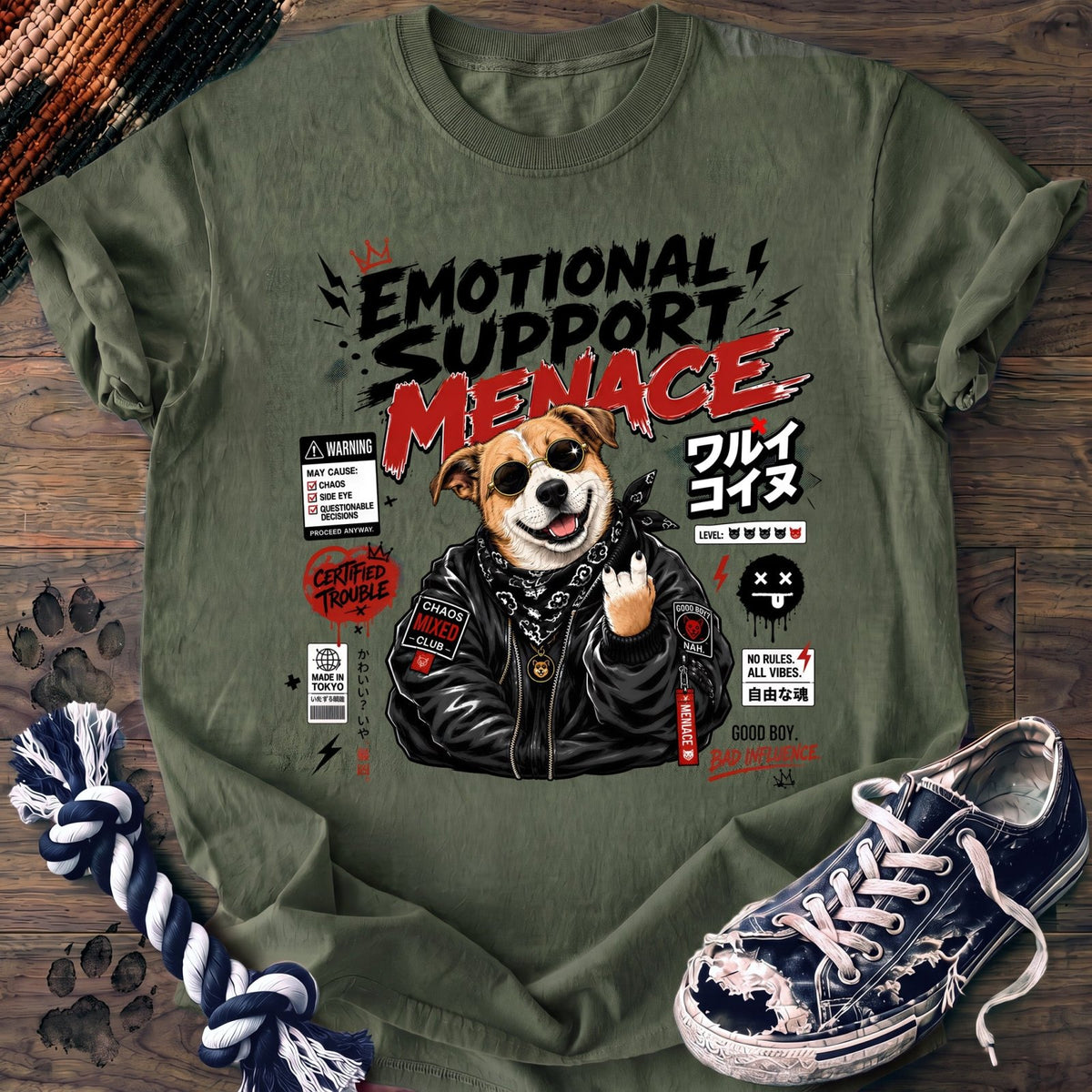 Emotional Support Menace - Mixed Breed - PAWSSION CLUB