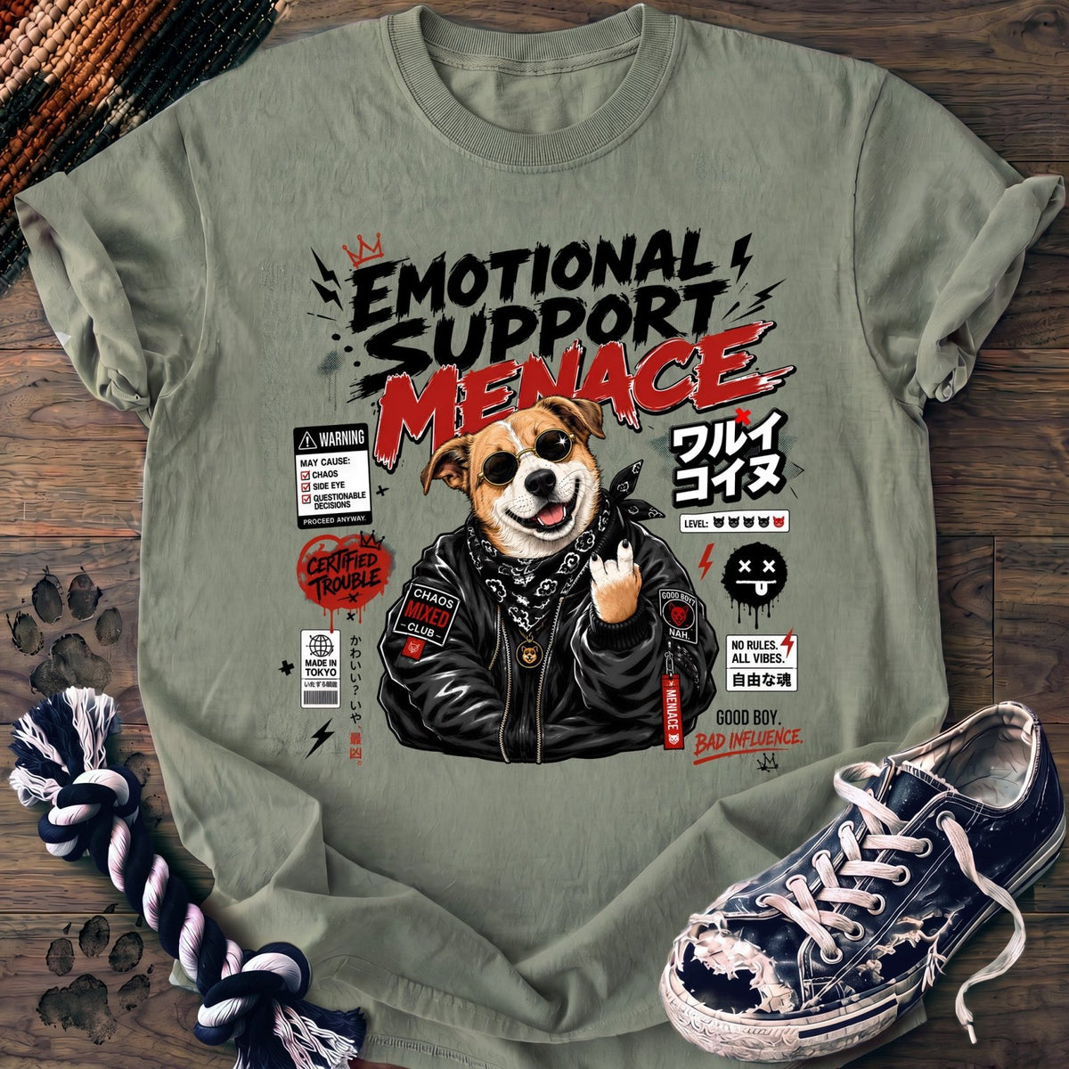 Emotional Support Menace - Mixed Breed - PAWSSION CLUB