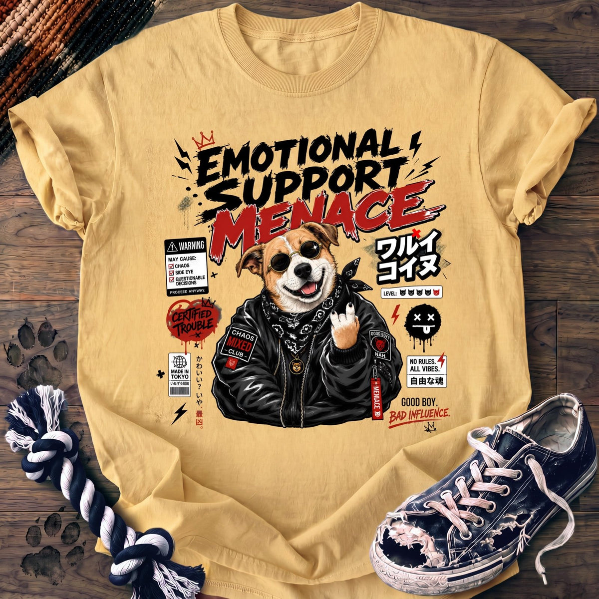 Emotional Support Menace - Mixed Breed - PAWSSION CLUB