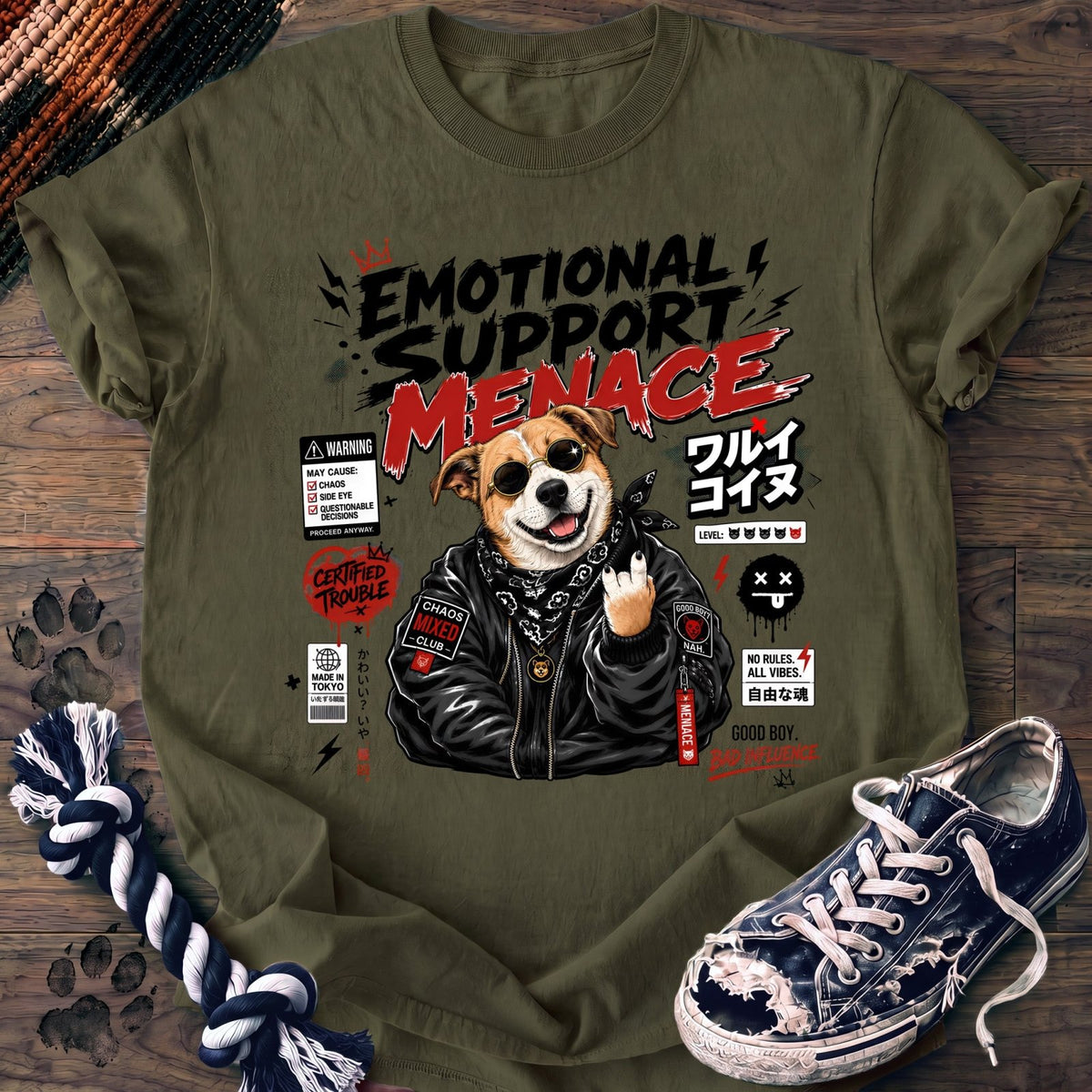 Emotional Support Menace - Mixed Breed - PAWSSION CLUB