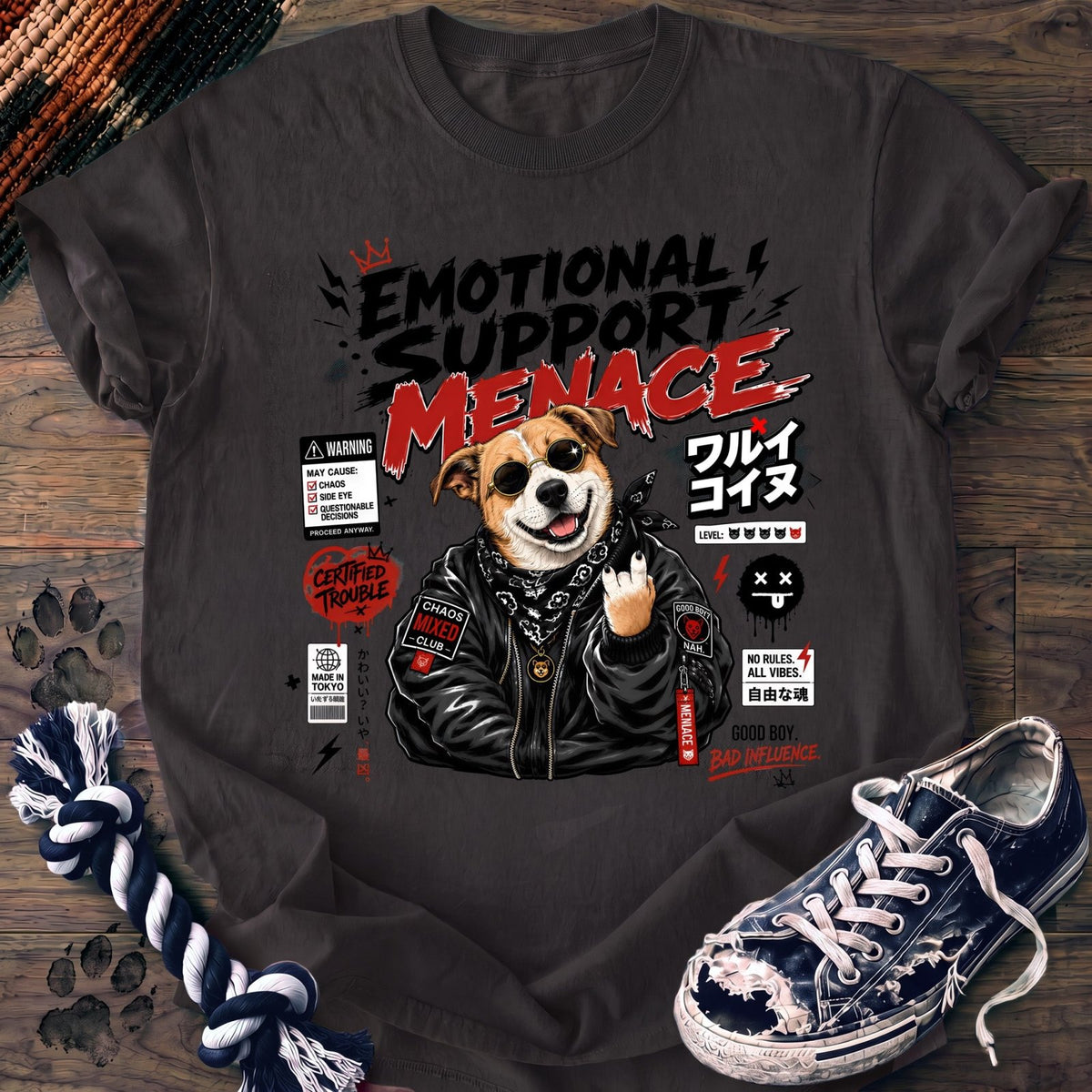 Emotional Support Menace - Mixed Breed - PAWSSION CLUB
