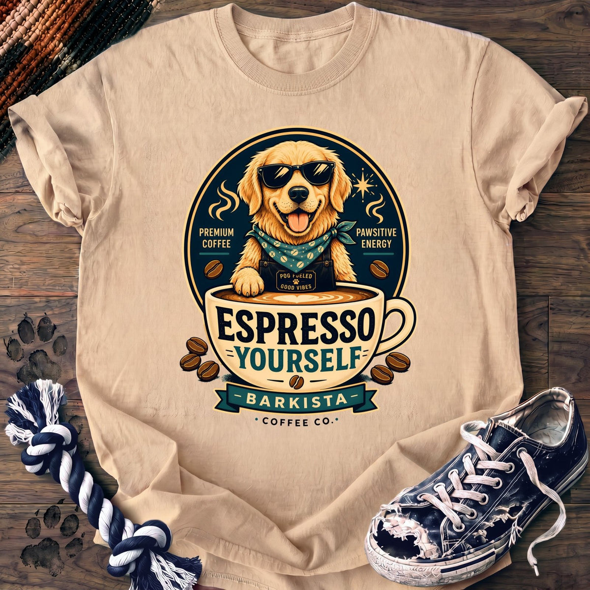 Espresso Yourself - Golden Retriever - PAWSSION CLUB
