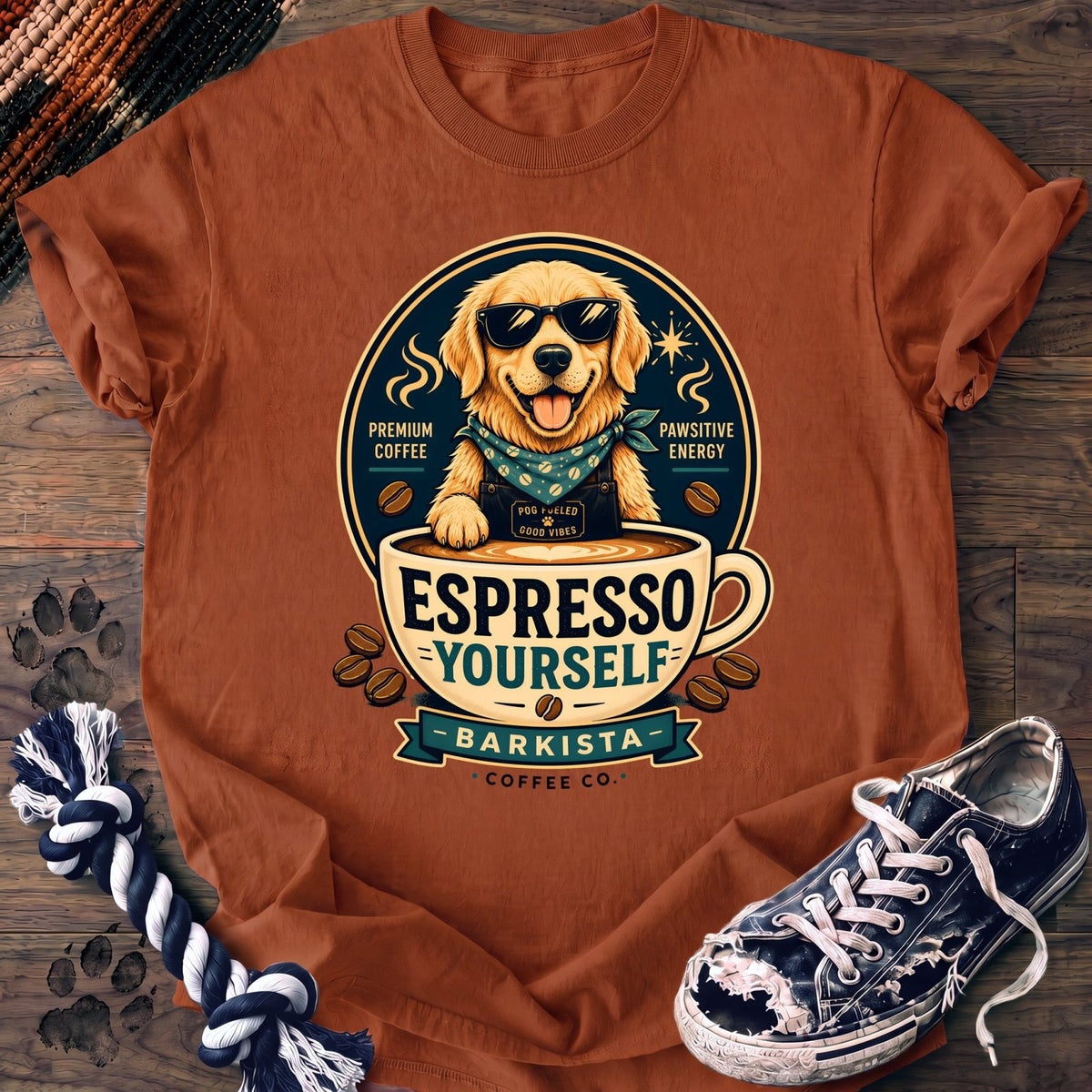 Espresso Yourself - Golden Retriever - PAWSSION CLUB