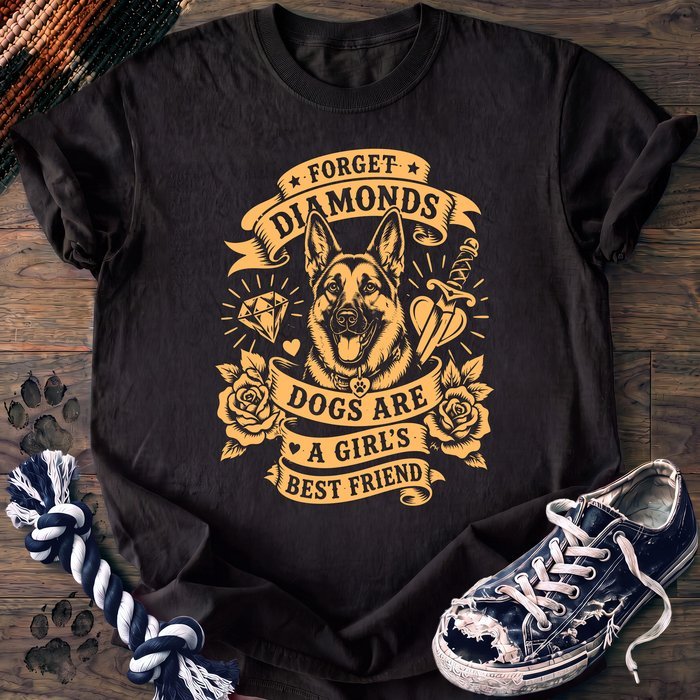 Forget Diamonds Dogs Are A Girls Best Friend - German Shepherd - PAWSSION CLUB