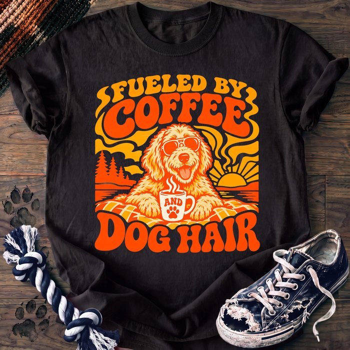 Fueled By Coffee And Dog Hair - Goldendoodle - PAWSSION CLUB