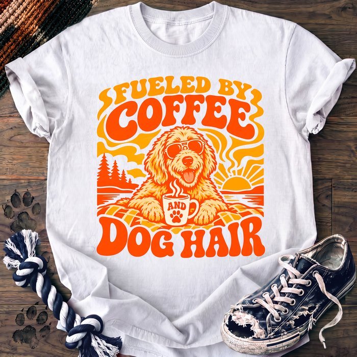 Fueled By Coffee And Dog Hair - Goldendoodle - PAWSSION CLUB