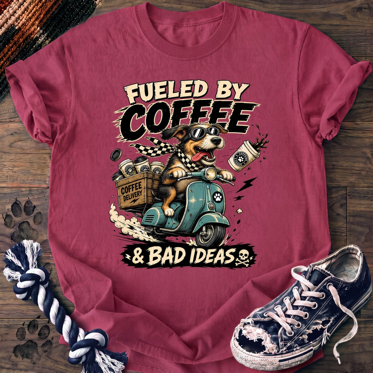 Fueled By Coffee & Bad Ideas - Mixed Breed - PAWSSION CLUB