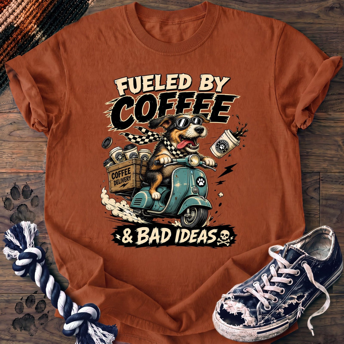 Fueled By Coffee & Bad Ideas - Mixed Breed - PAWSSION CLUB